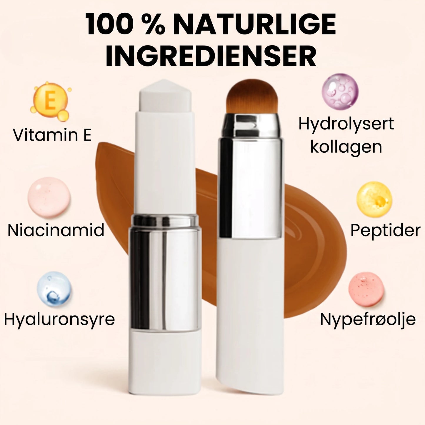 Lunelle Smart Foundation™ med integrert pensel