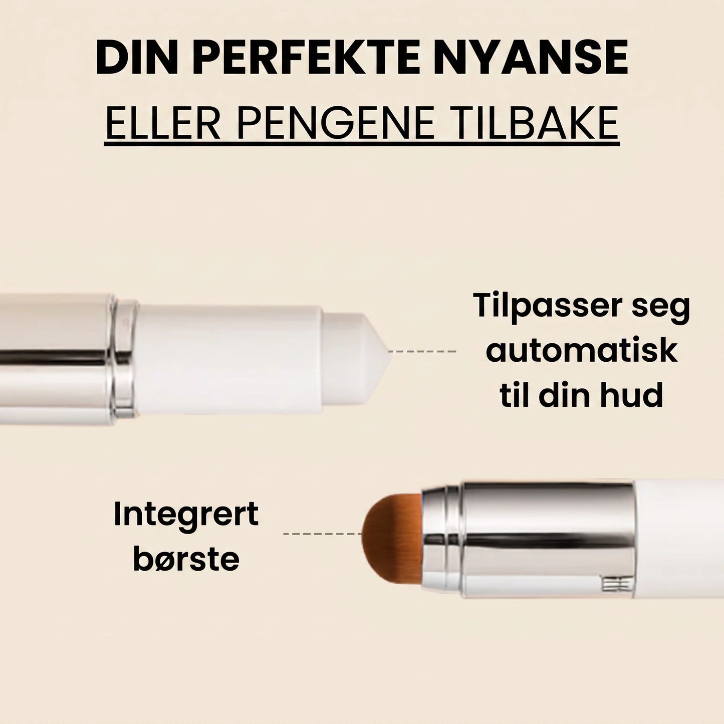 Lunelle Smart Foundation™ med integrert pensel