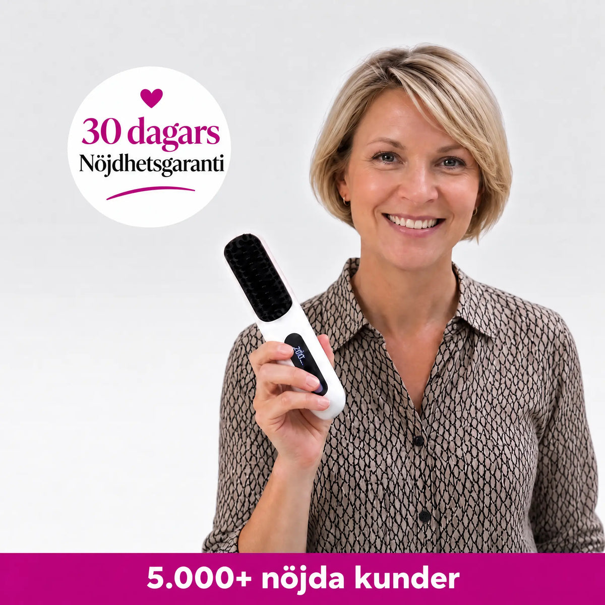 Lunelle Volumizer™ - Elektrisk stylingborste för kort hår