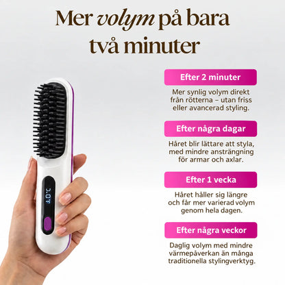 Lunelle Volumizer™ - Elektrisk stylingborste för kort hår